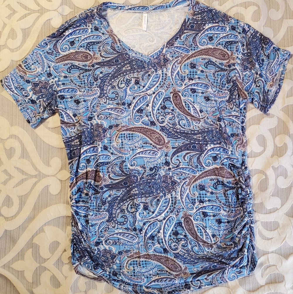 Paisley Blue Tee